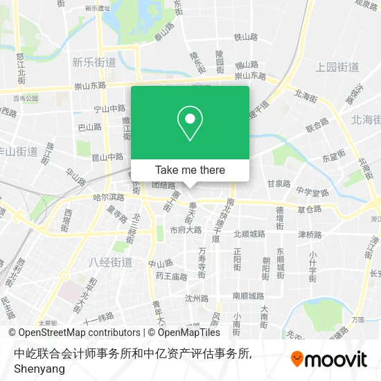 中屹联合会计师事务所和中亿资产评估事务所 map