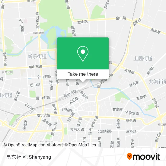 昆东社区 map