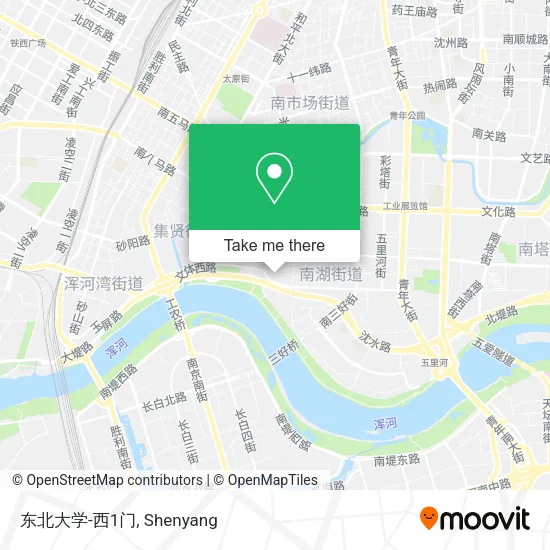 东北大学-西1门 map