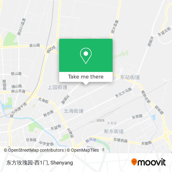 东方玫瑰园-西1门 map