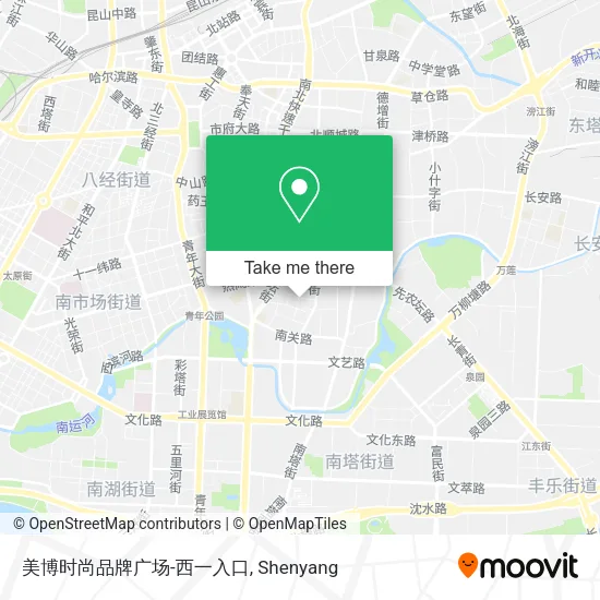 美博时尚品牌广场-西一入口 map