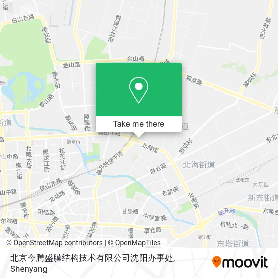 北京今腾盛膜结构技术有限公司沈阳办事处 map