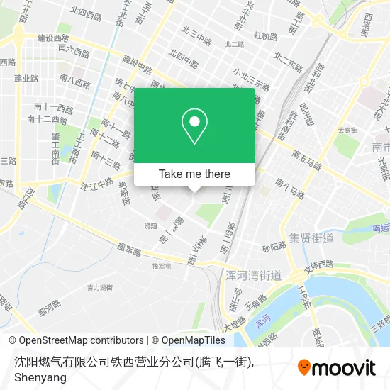 沈阳燃气有限公司铁西营业分公司(腾飞一街) map
