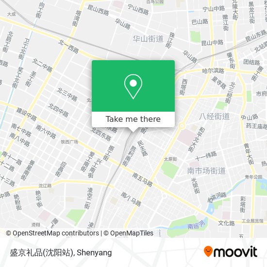 盛京礼品(沈阳站) map