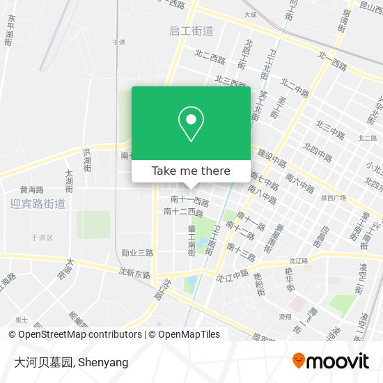 大河贝墓园 map