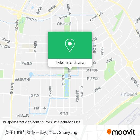 莫子山路与智慧三街交叉口 map