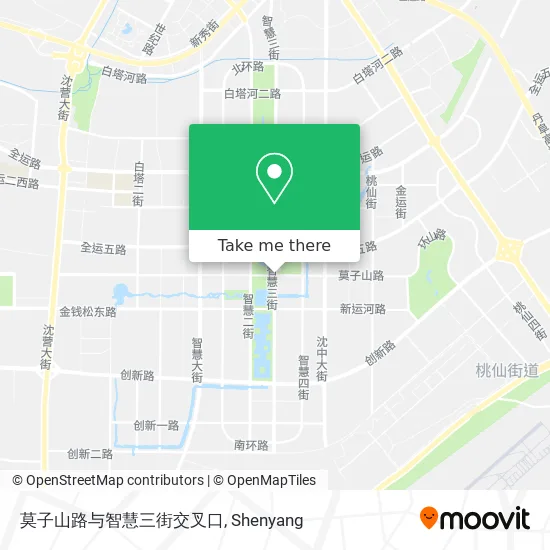 莫子山路与智慧三街交叉口 map