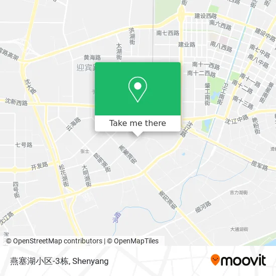 燕塞湖小区-3栋 map