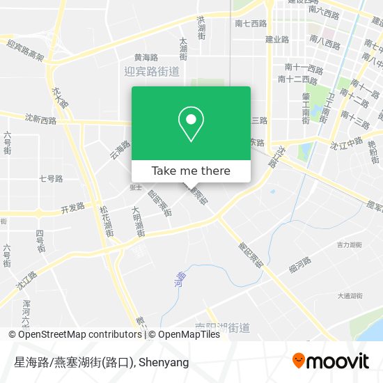 星海路/燕塞湖街(路口) map