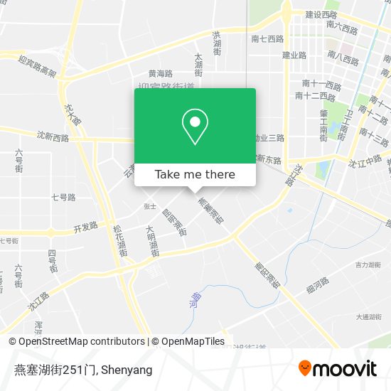 燕塞湖街251门 map