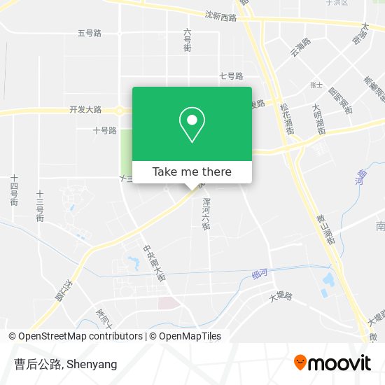 曹后公路 map