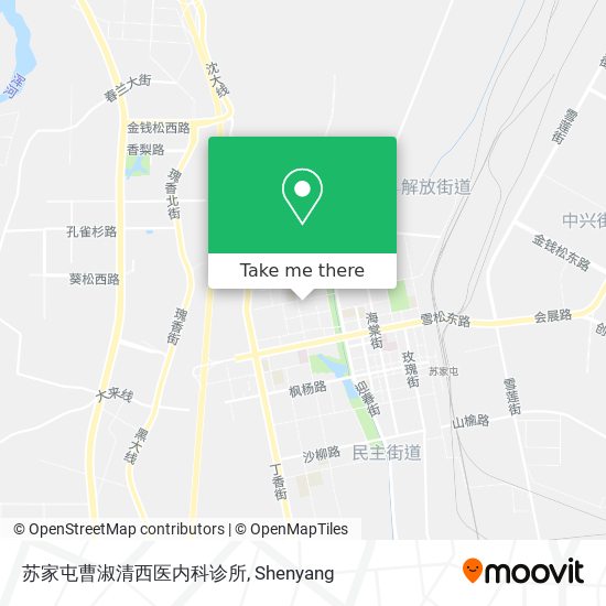 苏家屯曹淑清西医内科诊所 map