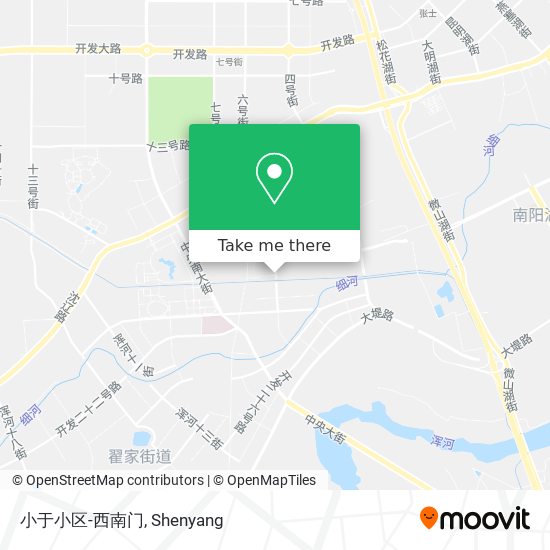 小于小区-西南门 map