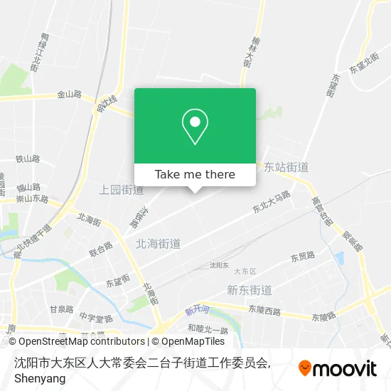 沈阳市大东区人大常委会二台子街道工作委员会 map