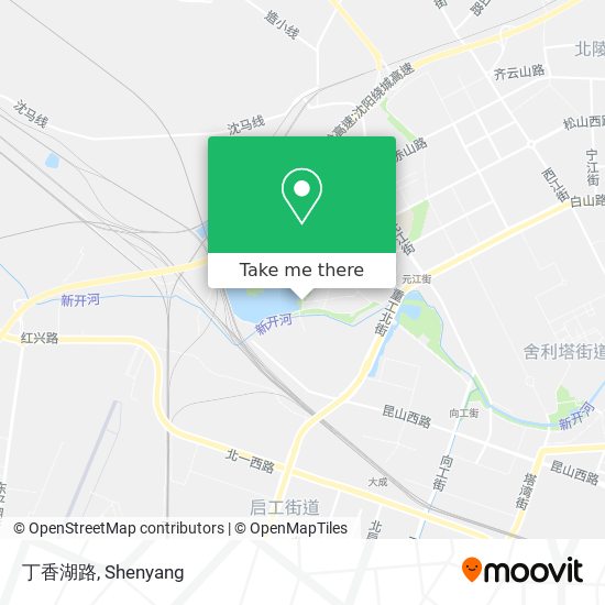 丁香湖路 map