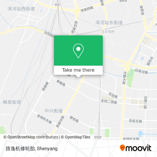 路逸机修轮胎 map