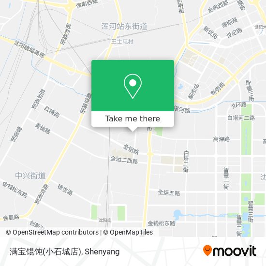 满宝馄饨(小石城店) map