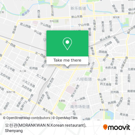 모란관(MORANKWAN N.Korean restaurant) map