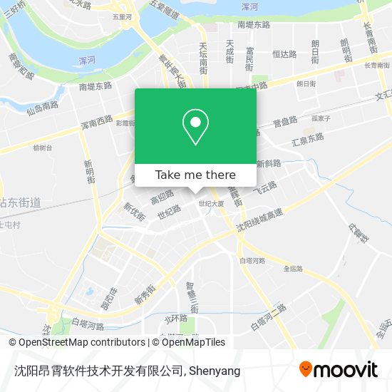 沈阳昂霄软件技术开发有限公司 map