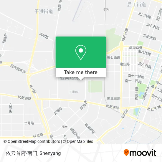 依云首府-南门 map