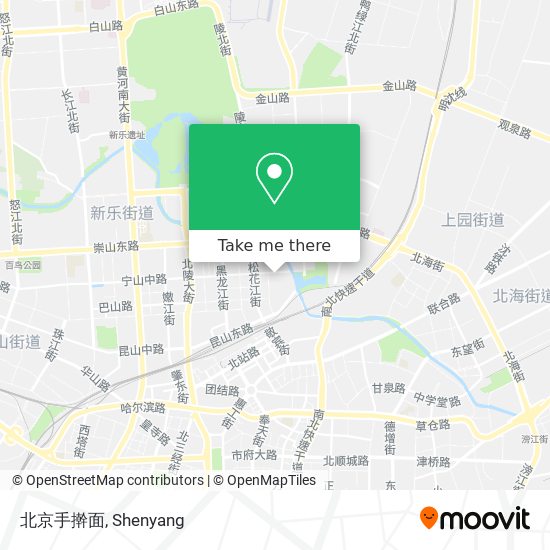 北京手擀面 map