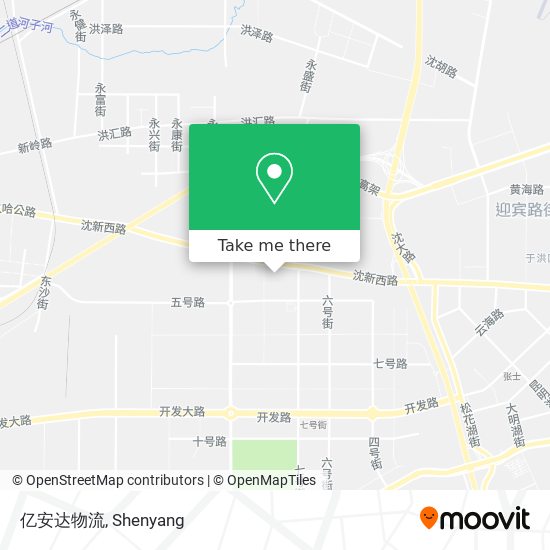 亿安达物流 map