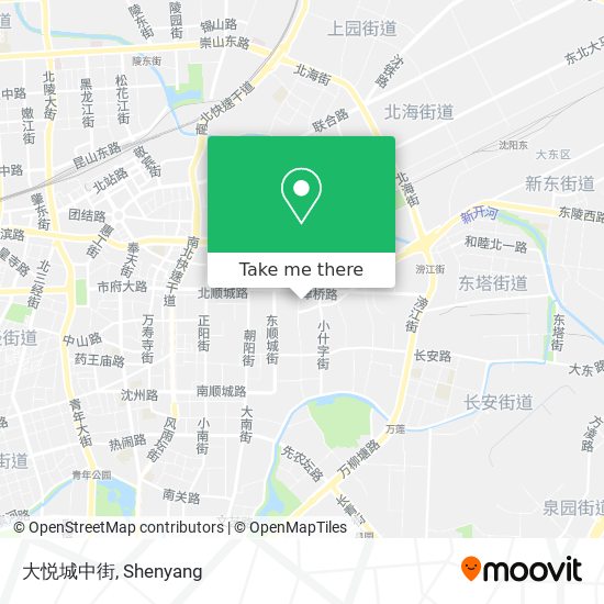 大悦城中街 map