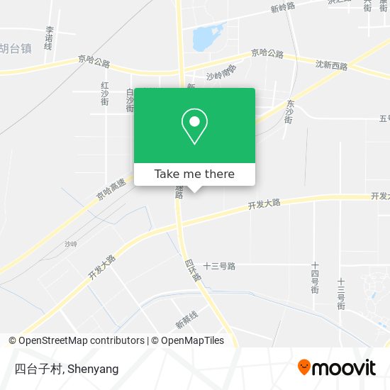 四台子村 map