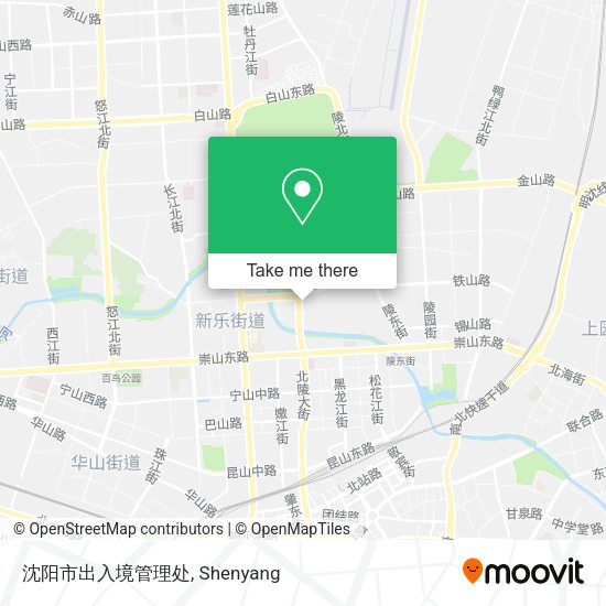 沈阳市出入境管理处 map