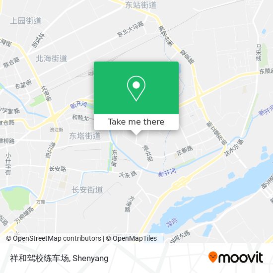 祥和驾校练车场 map