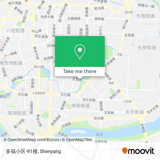 多福小区-91楼 map