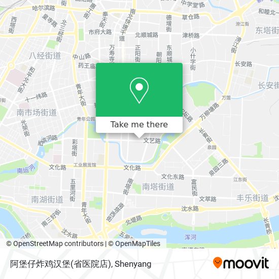 阿堡仔炸鸡汉堡(省医院店) map