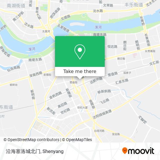 沿海塞洛城北门 map