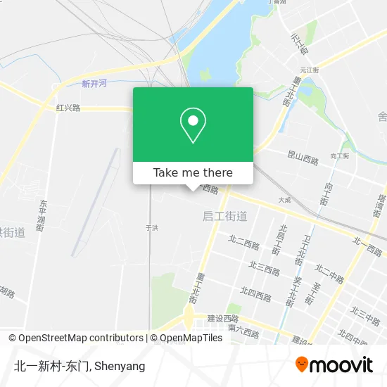 北一新村-东门 map