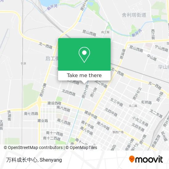 万科成长中心 map