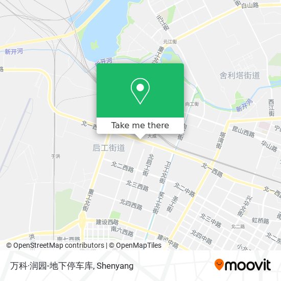 万科·润园-地下停车库 map
