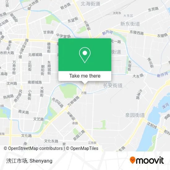 滂江市场 map