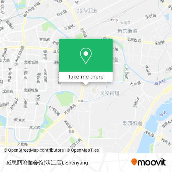 威思丽瑜伽会馆(滂江店) map