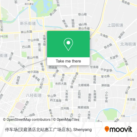 停车场(汉庭酒店北站惠工广场店东) map
