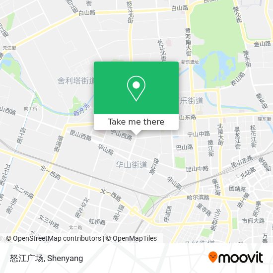 怒江广场 map