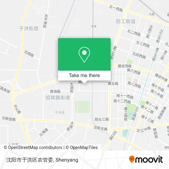 沈阳市于洪区农管委 map