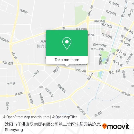 沈阳市于洪焱丞供暖有限公司第二管区沈新园锅炉房 map