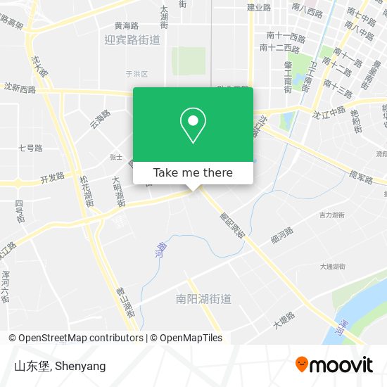 山东堡 map