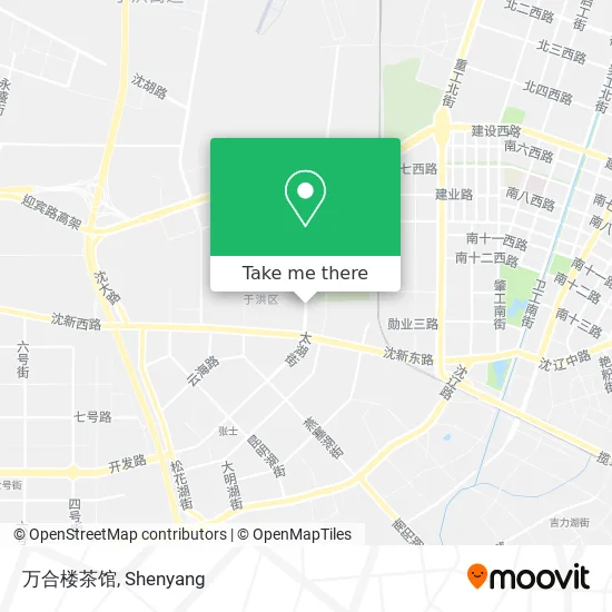 万合楼茶馆 map