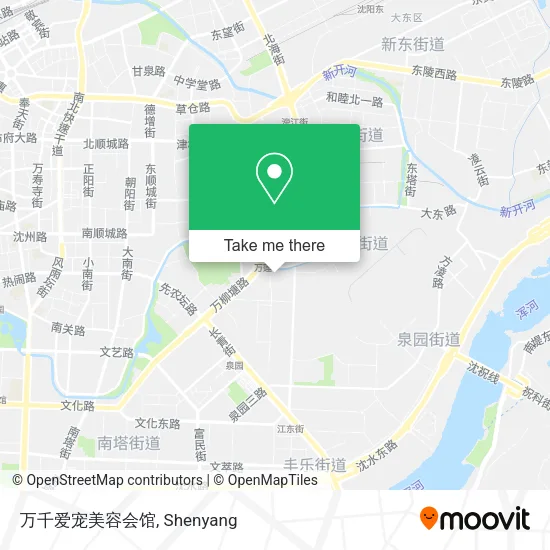 万千爱宠美容会馆 map