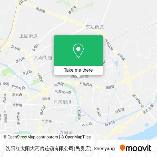 沈阳红太阳大药房连锁有限公司(民贵店) map