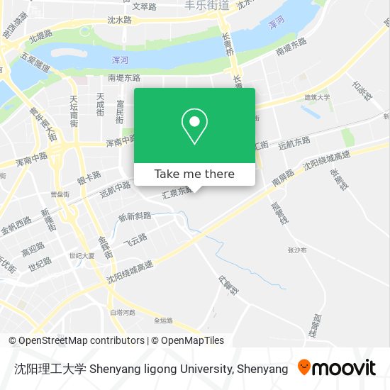 沈阳理工大学 Shenyang ligong University map