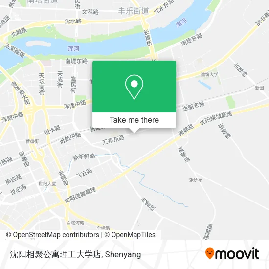 沈阳相聚公寓理工大学店 map