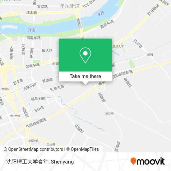 沈阳理工大学食堂 map