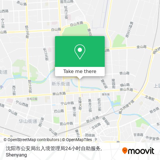沈阳市公安局出入境管理局24小时自助服务 map